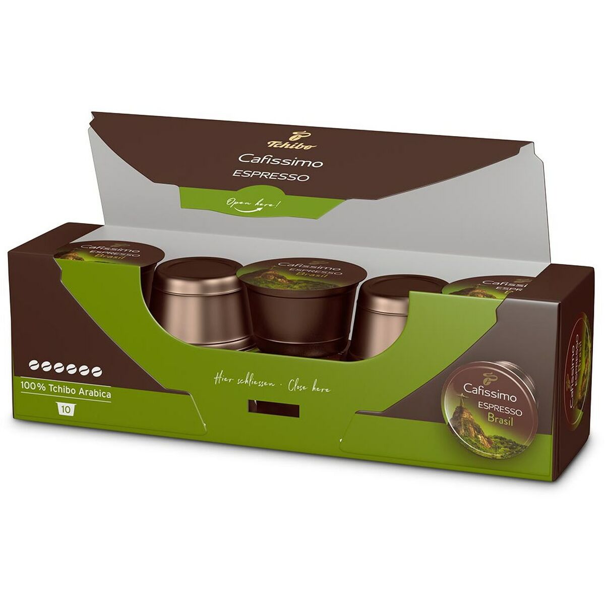 Kaffekapslar Tchibo Espresso Brasil Beleza 10 Delar (10 antal) (1 antal) - 2