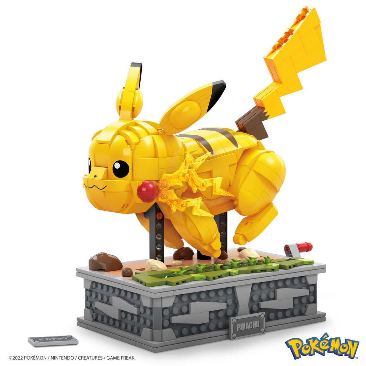 Konstruktionssats Pokémon Mega Construx - Motion Pikachu 1095 Delar - 2