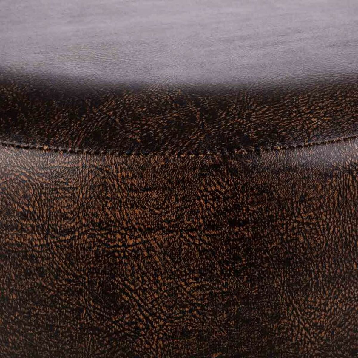 Sittpall Alexandra House Living Brun Polyuretan Trä MDF 40 x 29 x 40 cm - 3