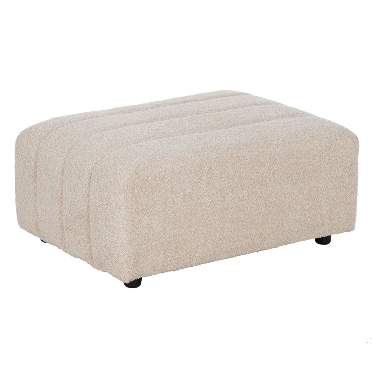 Puff Beige Järn 60 x 86 x 37 cm