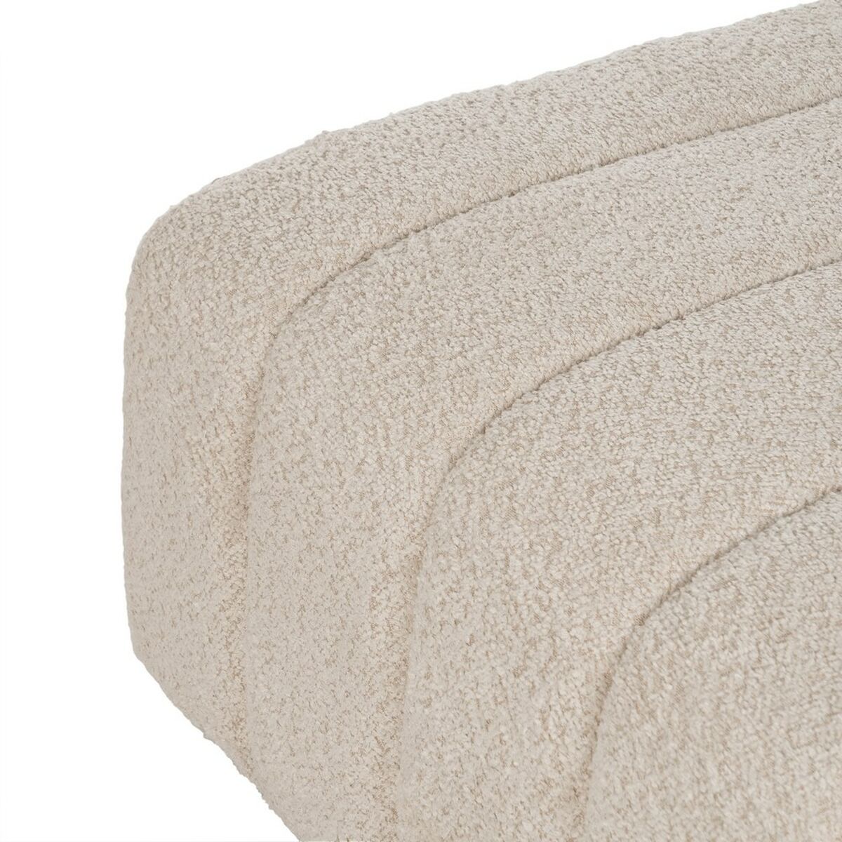 Puff Beige Järn 60 x 86 x 37 cm - 3