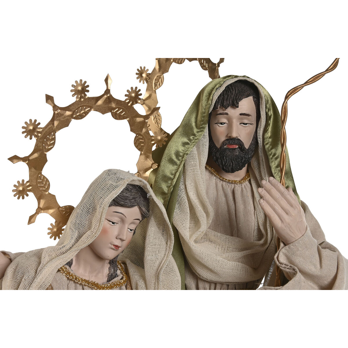 Julkrubba-set Home ESPRIT Grön Beige 48 x 28 x 90 cm - 2