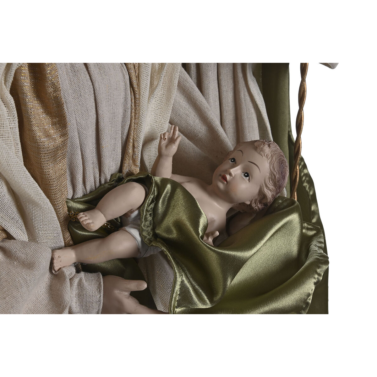 Julkrubba-set Home ESPRIT Grön Beige 48 x 28 x 90 cm - 3
