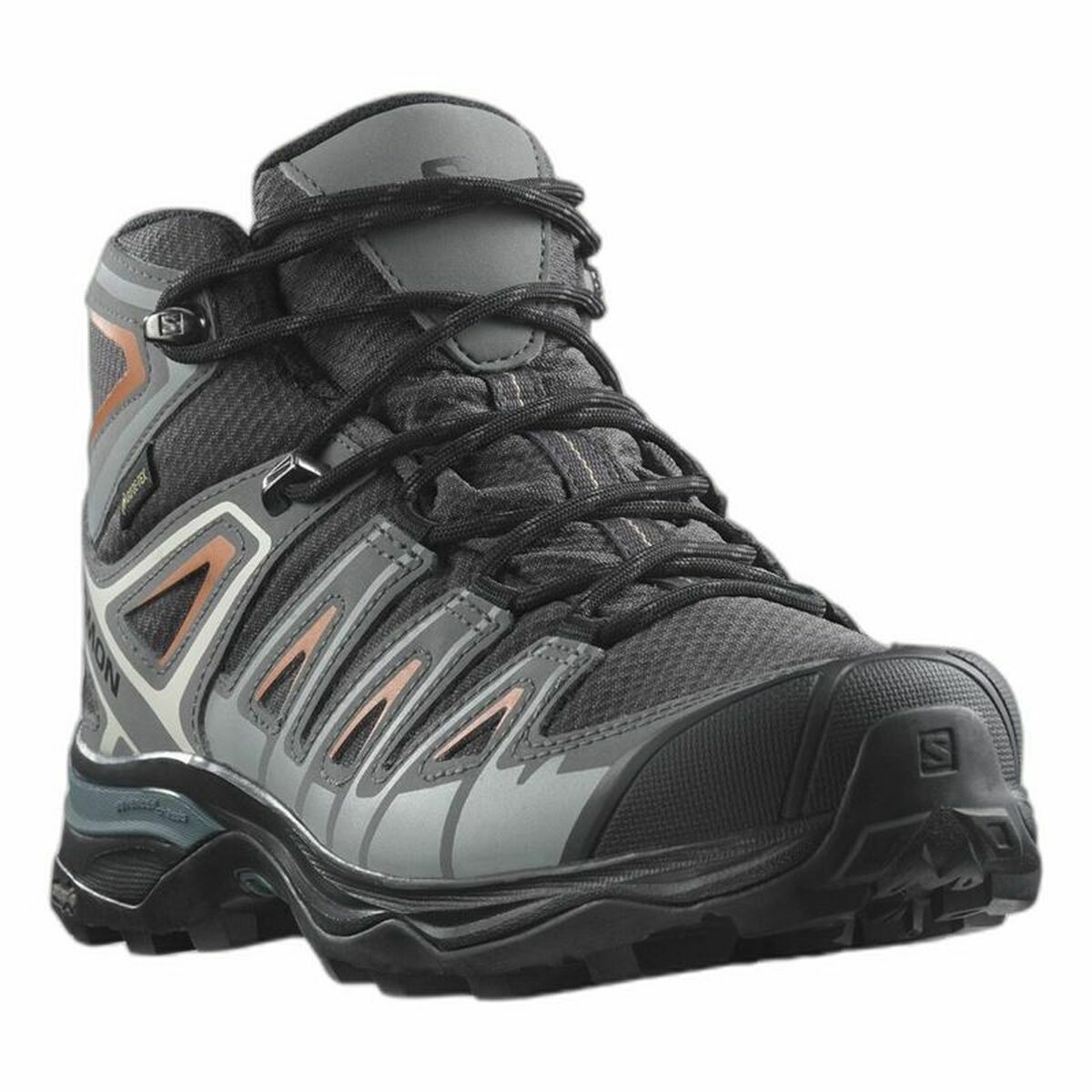 Vandring stövlar Salomon X Ultra Pioneer Mid Gore-Tex Kvinna Grå - 4