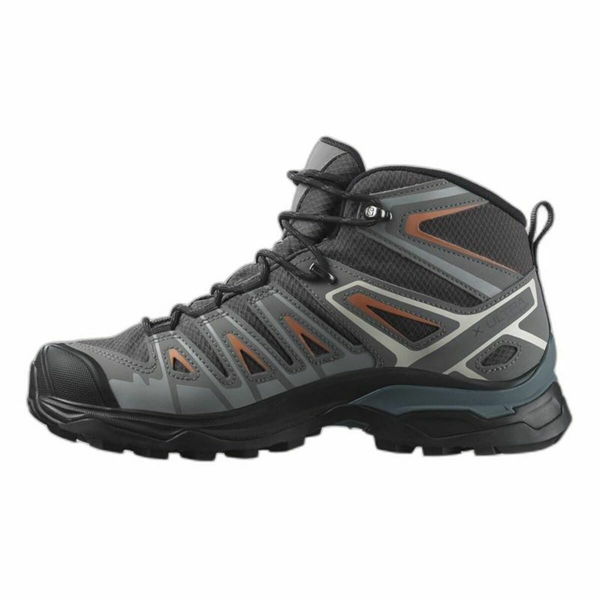 Vandring stövlar Salomon X Ultra Pioneer Mid Gore-Tex Kvinna Grå - 2