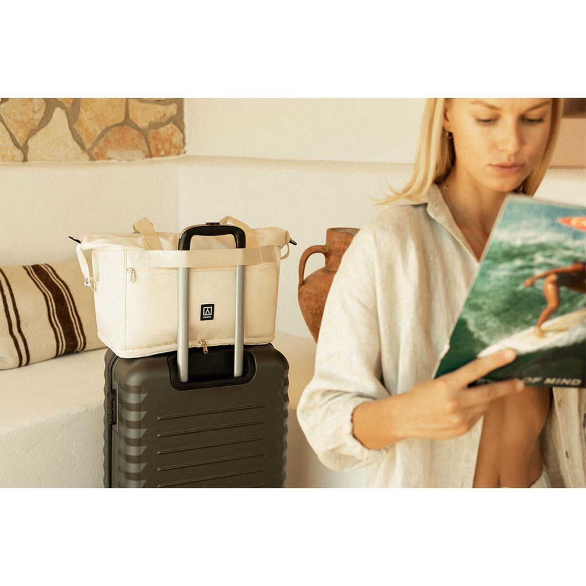 Sportväska Numada Beige 35 L - 4