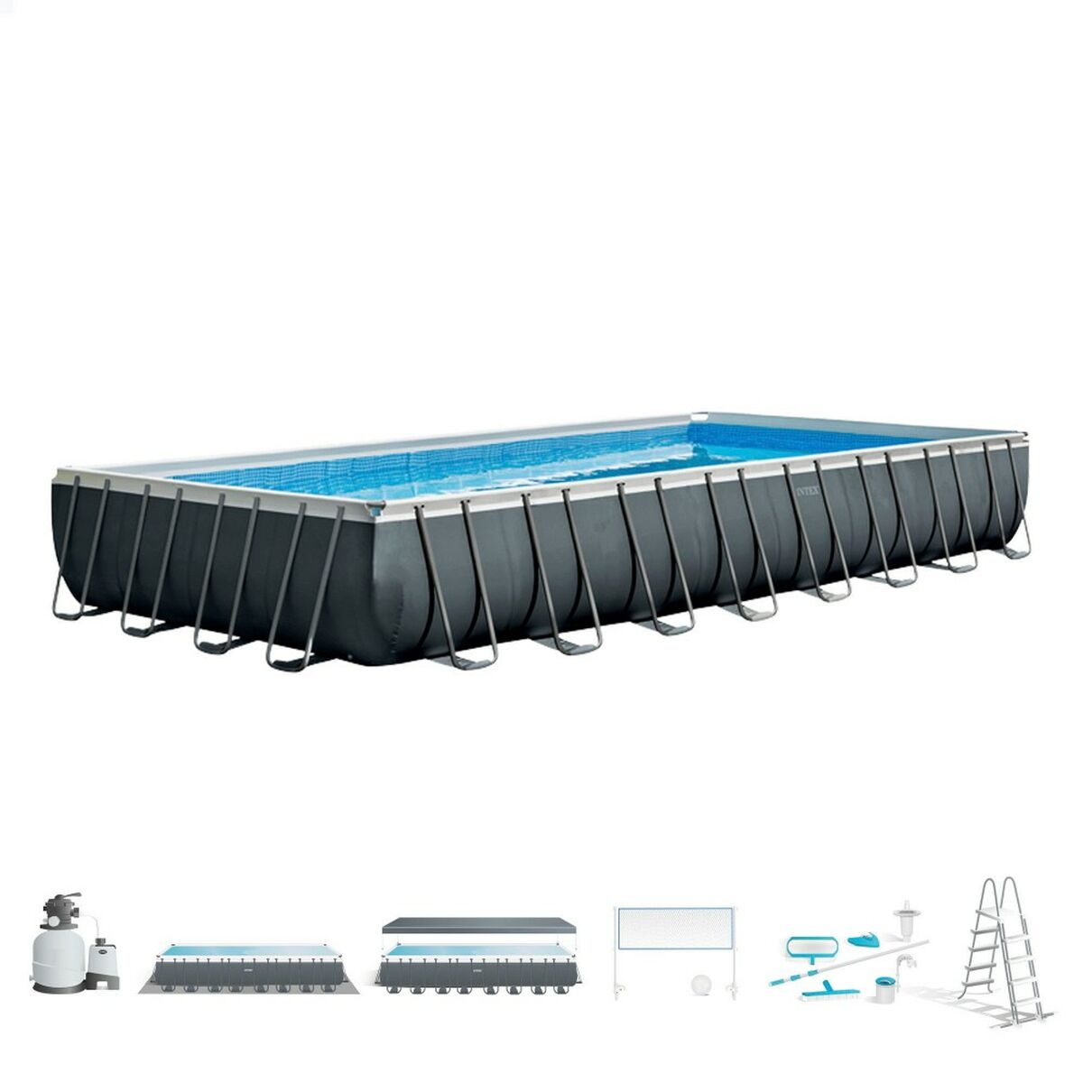 flyttbar pool Intex 26378 975 x 132 x 488 cm