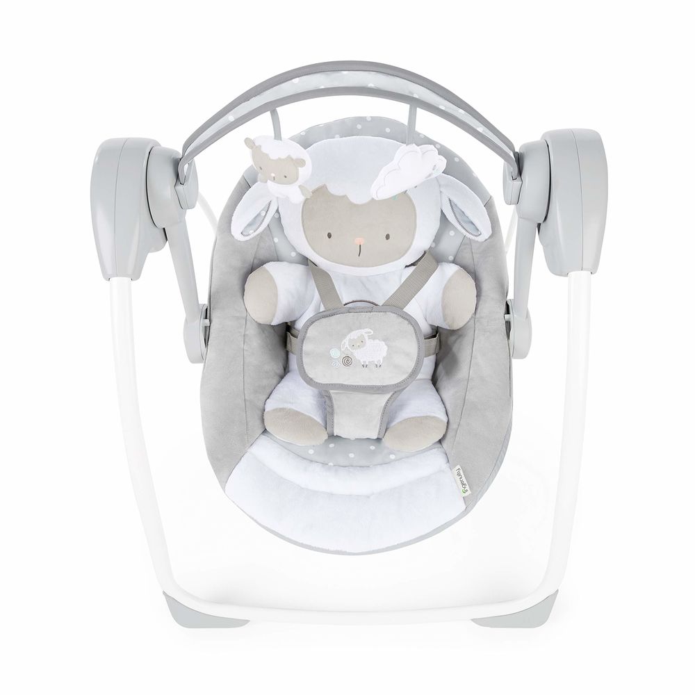 Hängmatta för bebis Ingenuity Cuddle Lamb Kompakt Grå - 2