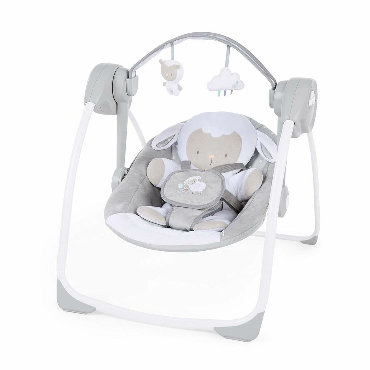 Hängmatta för bebis Ingenuity Cuddle Lamb Kompakt Grå - 5