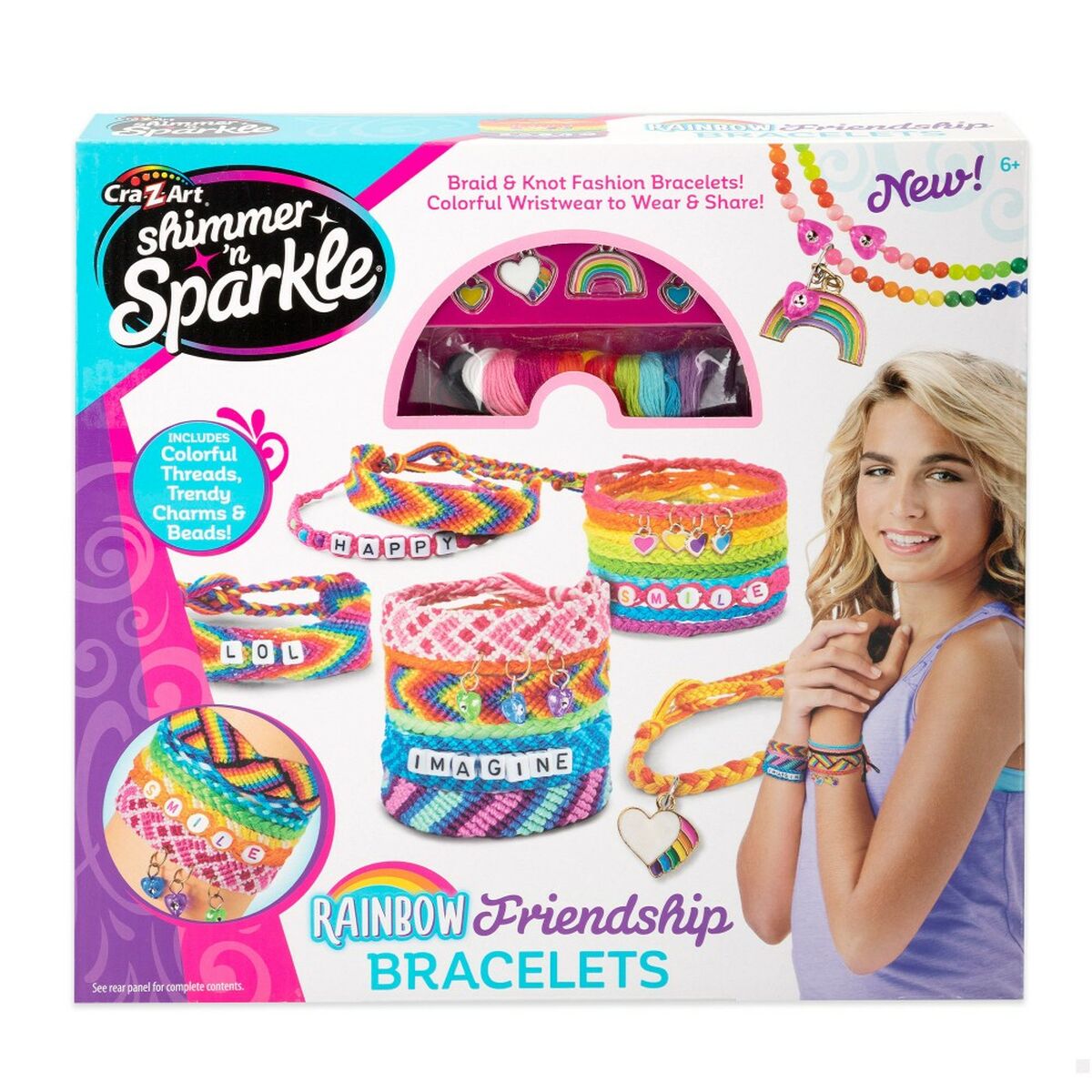 Armbandssats Cra-Z-Art Friendship Plast 15 x 23 x 0,1 cm (4 antal) - 2