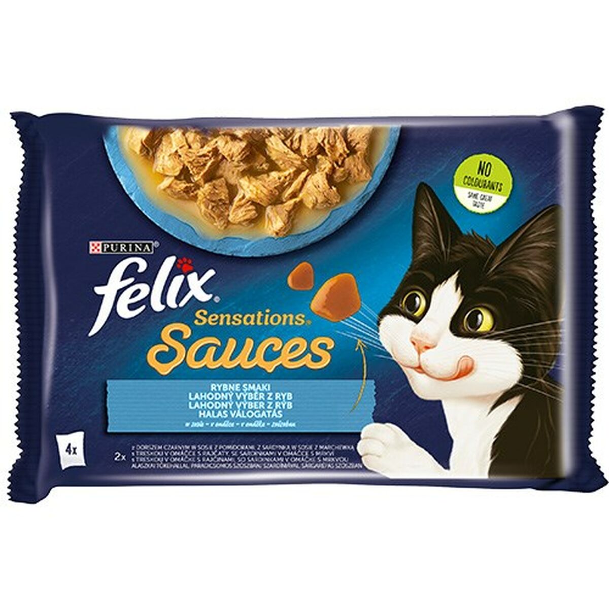 Kattmat Purina Felix Sensations Torsk Morot Tomat 4 x 85 g