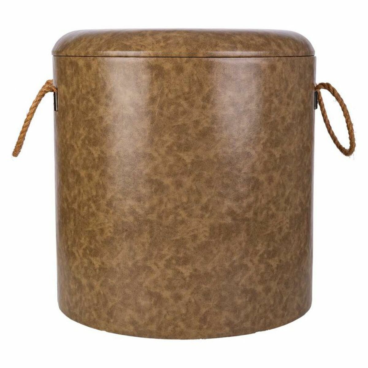 Sittpall Alexandra House Living Grå Polyuretan Trä MDF 40 x 42 x 40 cm - 3