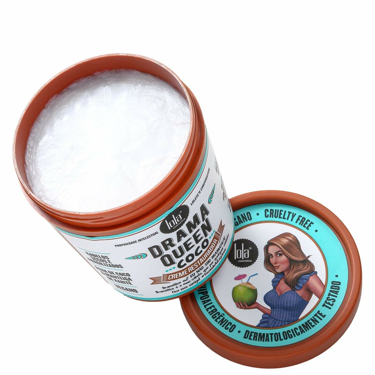 Hårinpackning Lola Cosmetics Drama Queen Coco 230 g - 3