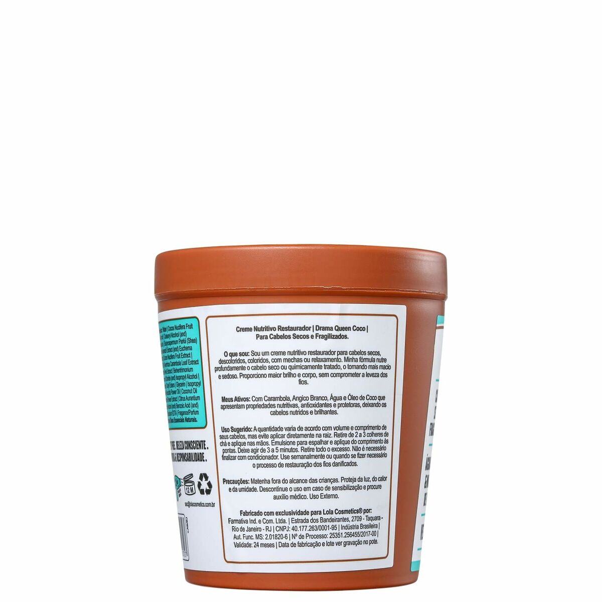 Hårinpackning Lola Cosmetics Drama Queen Coco 230 g - 2
