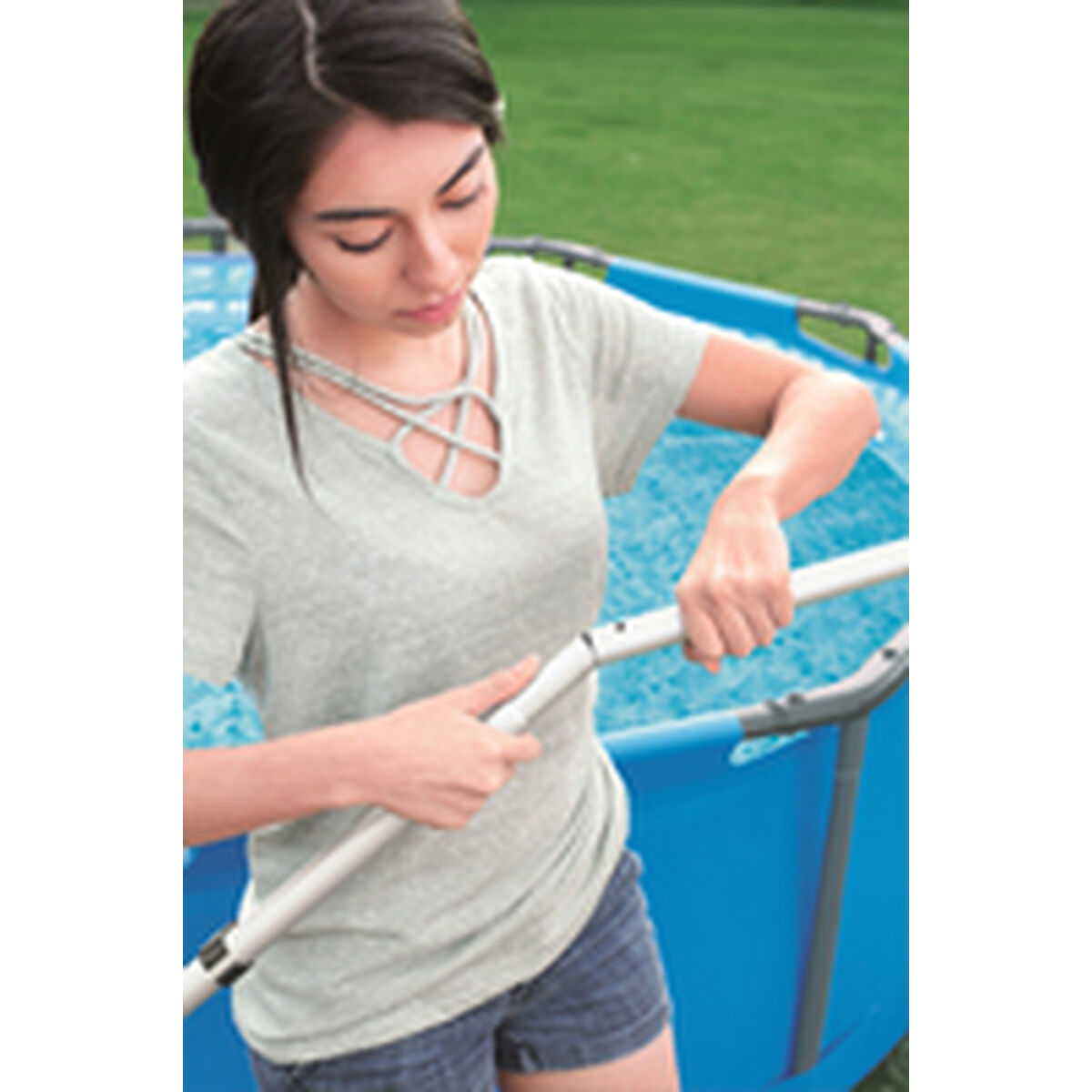 Bestway Pool Underhållsset med Tillbehör 161 cm Trädgård 58195 - 8