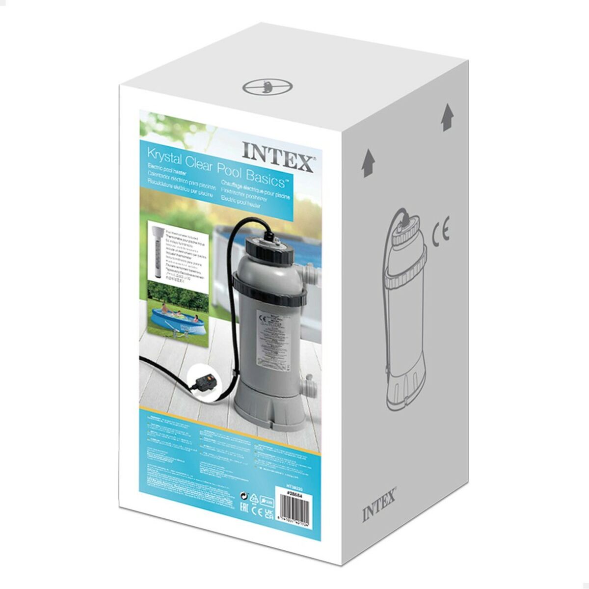 Poolvärmare Intex Krystal Clear Pool Basics LED Ljus - 4