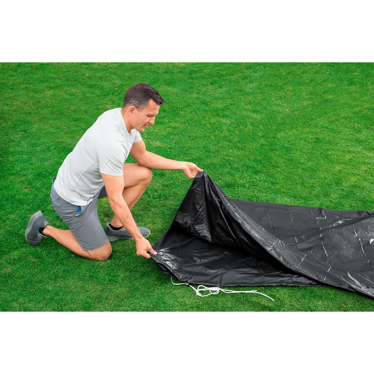 Bestway Pool Cover PVC D427 cm Trädgård 58248 - 2