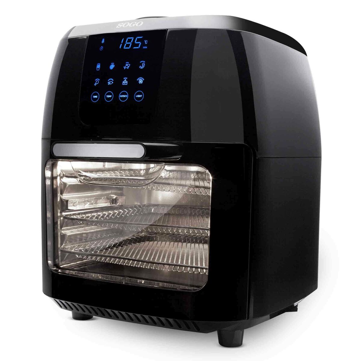 Luftfritös Sogo SS-10465 Svart 1800 W 10 L - 2
