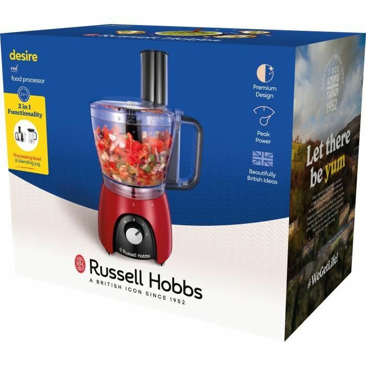 Köksrobot Russell Hobbs Desire Red Röd 600 W - 4