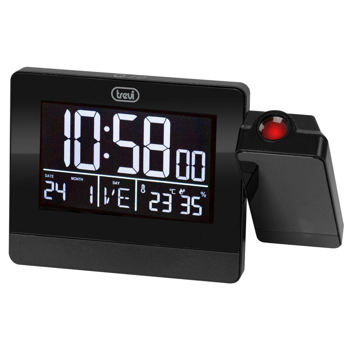 bordsklocka Trevi 0088400 Svart (1 antal)