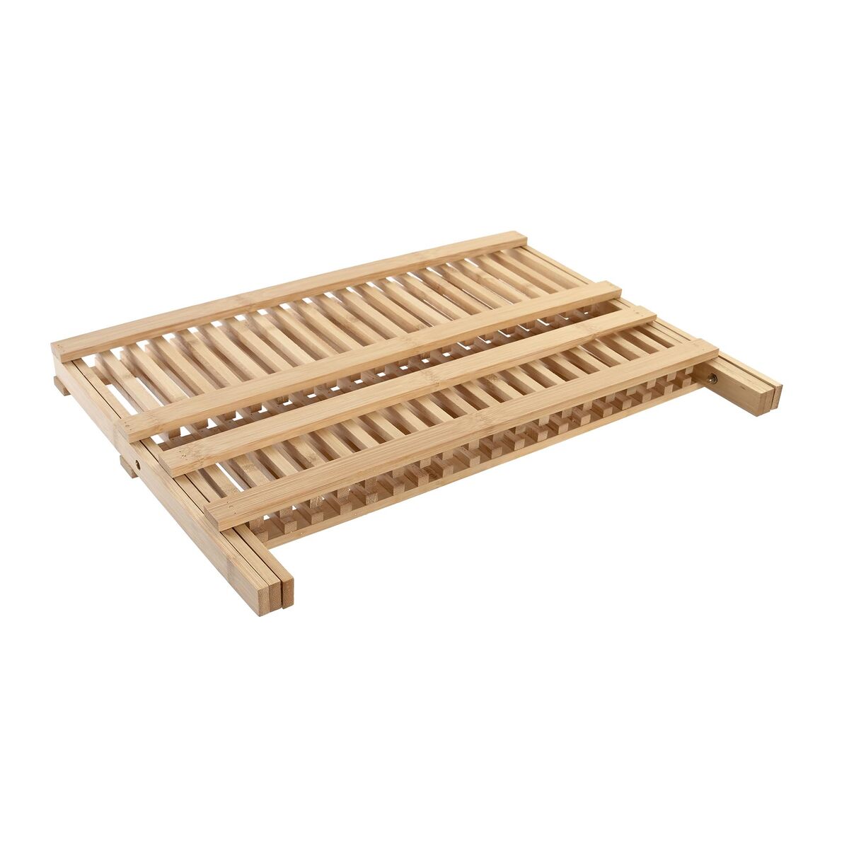 Hopvikbart diskställ för kök DKD Home Decor 42 x 27,5 x 38 cm Naturell - 3