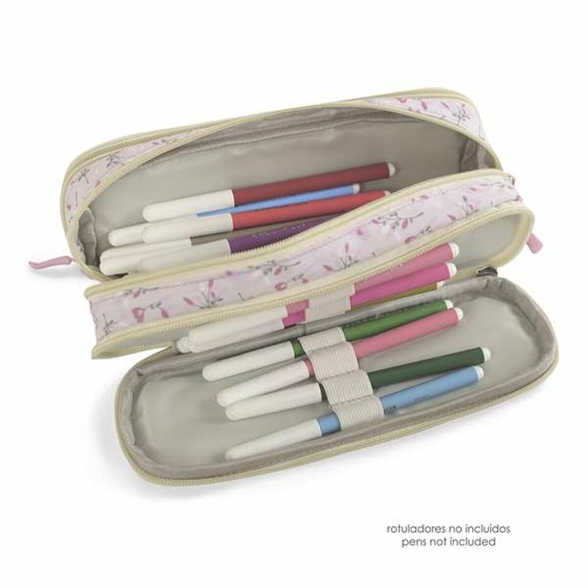 Trippel pennfodral Decuevas Provenza 24 x 9 x 8,5 cm - 6