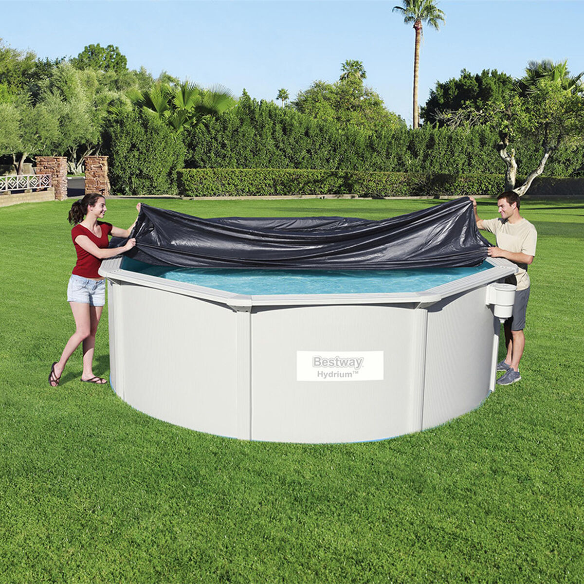 Bestway PVC Poolöverdrag D401 cm Trädgård 58292 - 10
