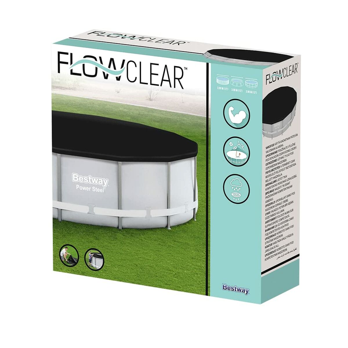 Bestway PVC Poolöverdrag D401 cm Trädgård 58292 - 14