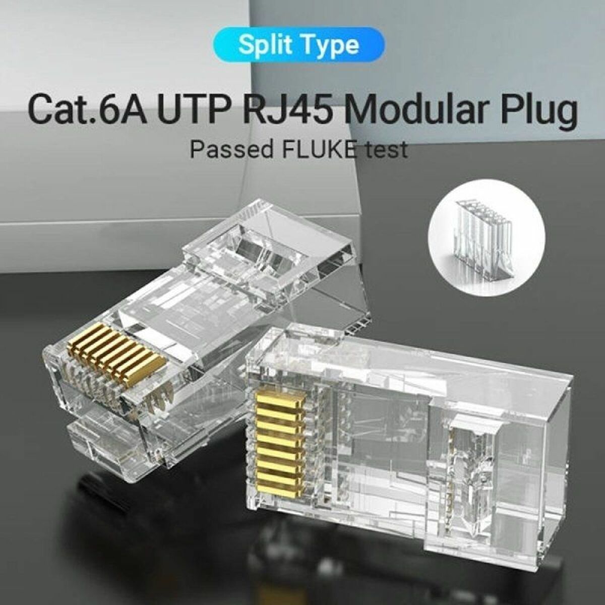 Koppling RJ45 Vention IDGR0-50 50 antal - 2