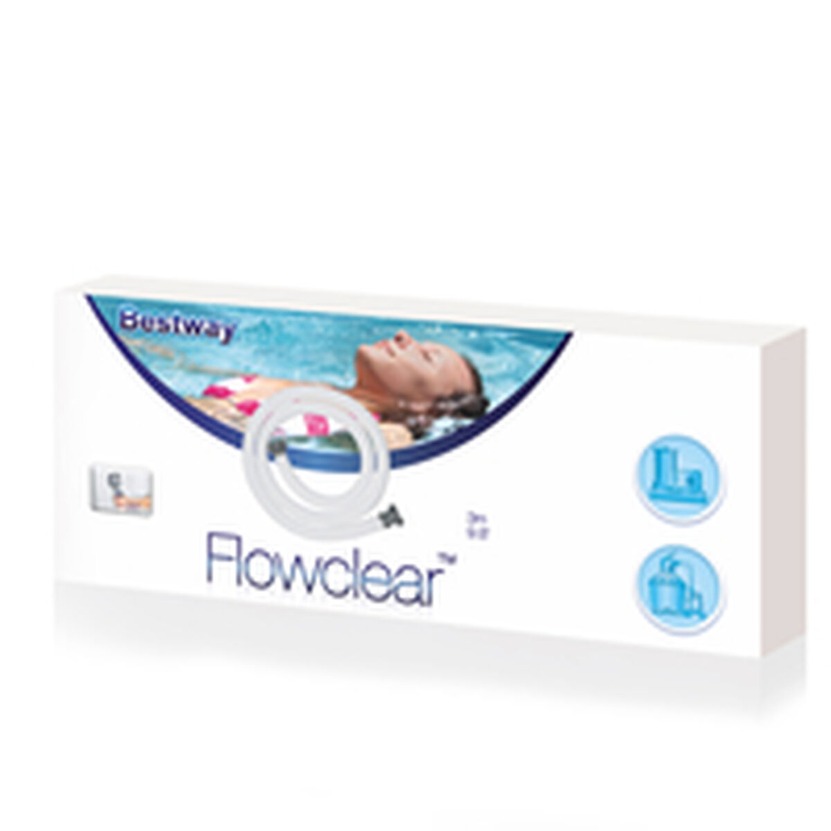 Bestway Filtrationslang med Gänga 3M D3,83 cm Pool och Trädgård 58368 - 3