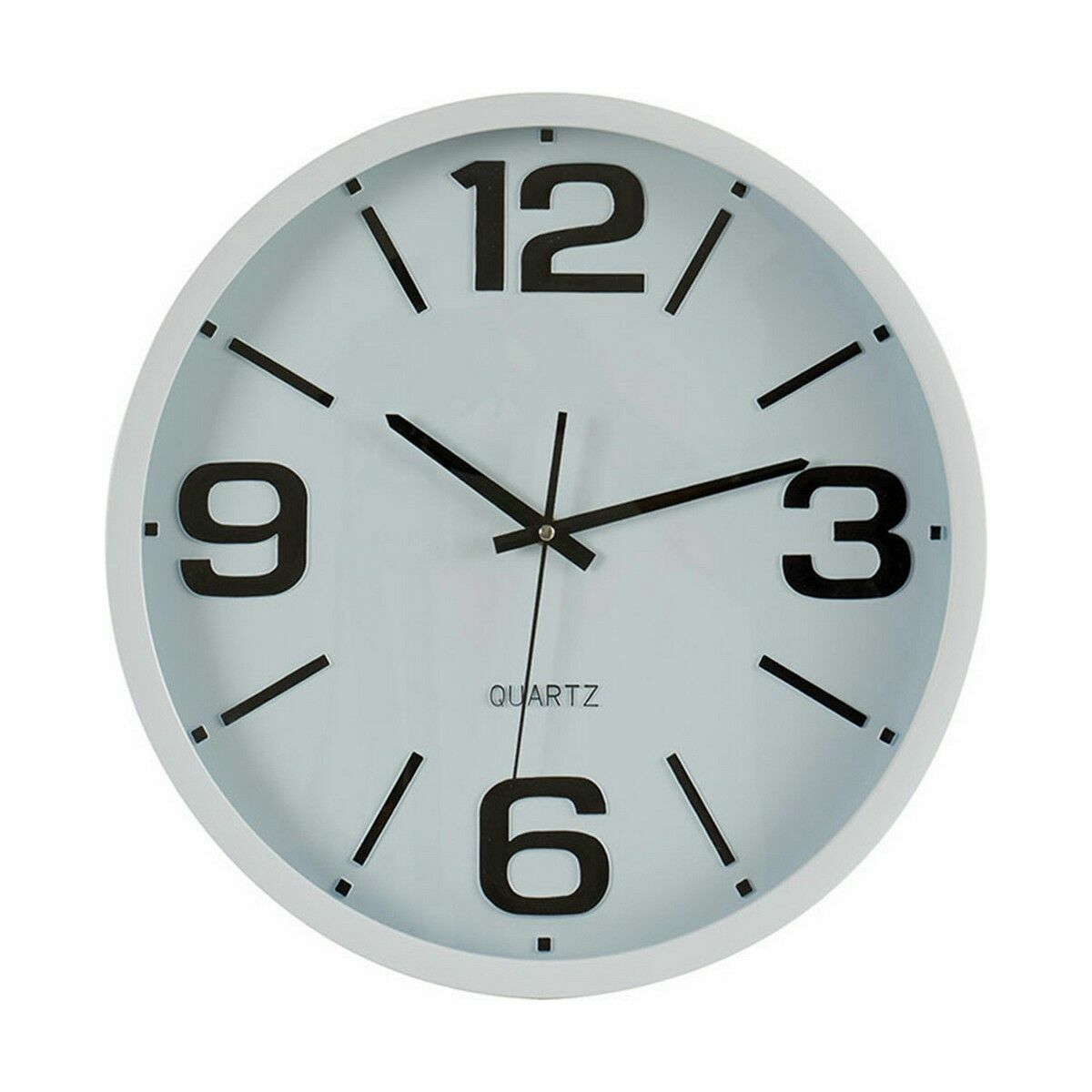 Väggklocka Gift Decor Vit Svart Glas Plast 40 x 40 x 5 cm 40 x 5 x 40 cm (6 antal) - 3