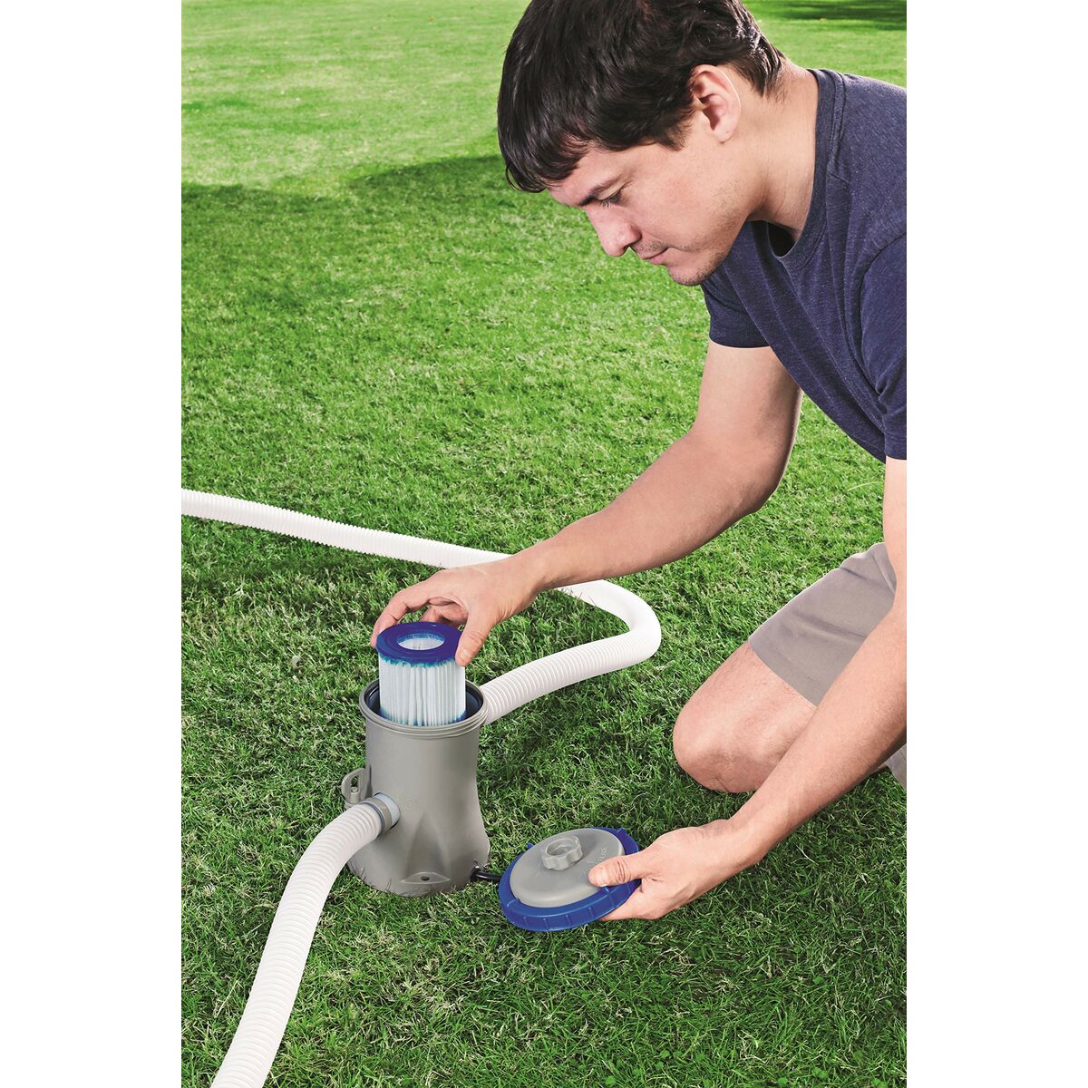 Bestway Poolrenare 1249 liter/timme Trädgård 58381 - 12