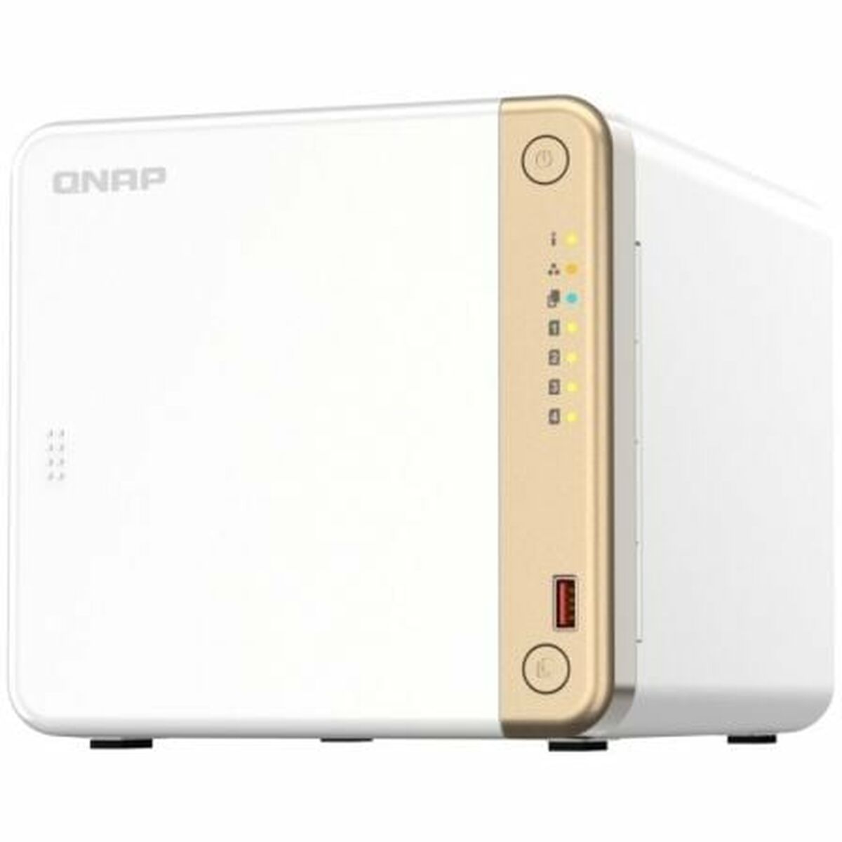 Nätlagringsenhet NAS Qnap TS-462-4G Dual Core Vit