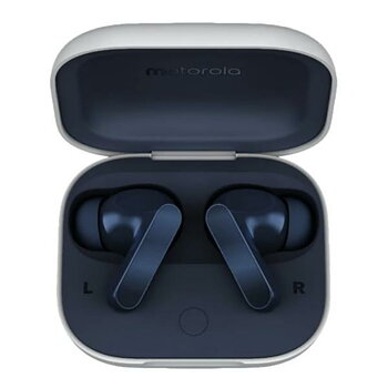 Ear Bluetooth hörlurar Motorola Buds Blå Marinblå