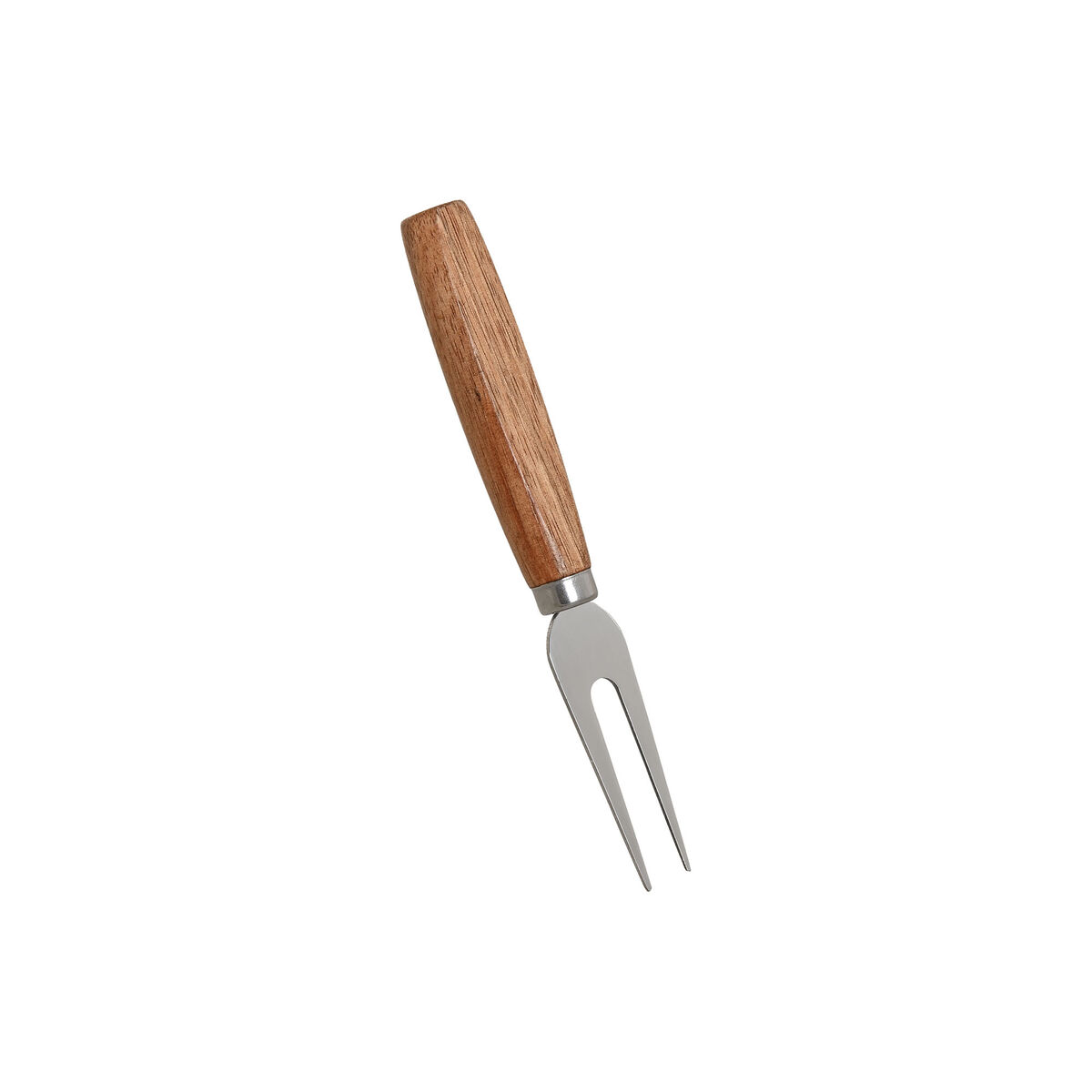 Ostbricka Home ESPRIT Rostfritt stål Akaciaträ 30 x 21,5 x 1,5 cm (4 Delar) - 4