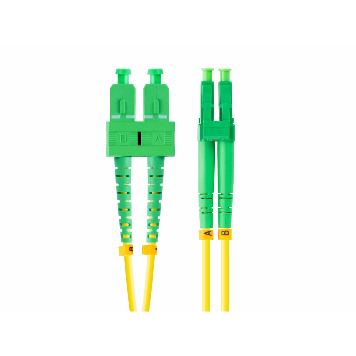 Slang Lanberg G657A1 Gul Duplex 2 m