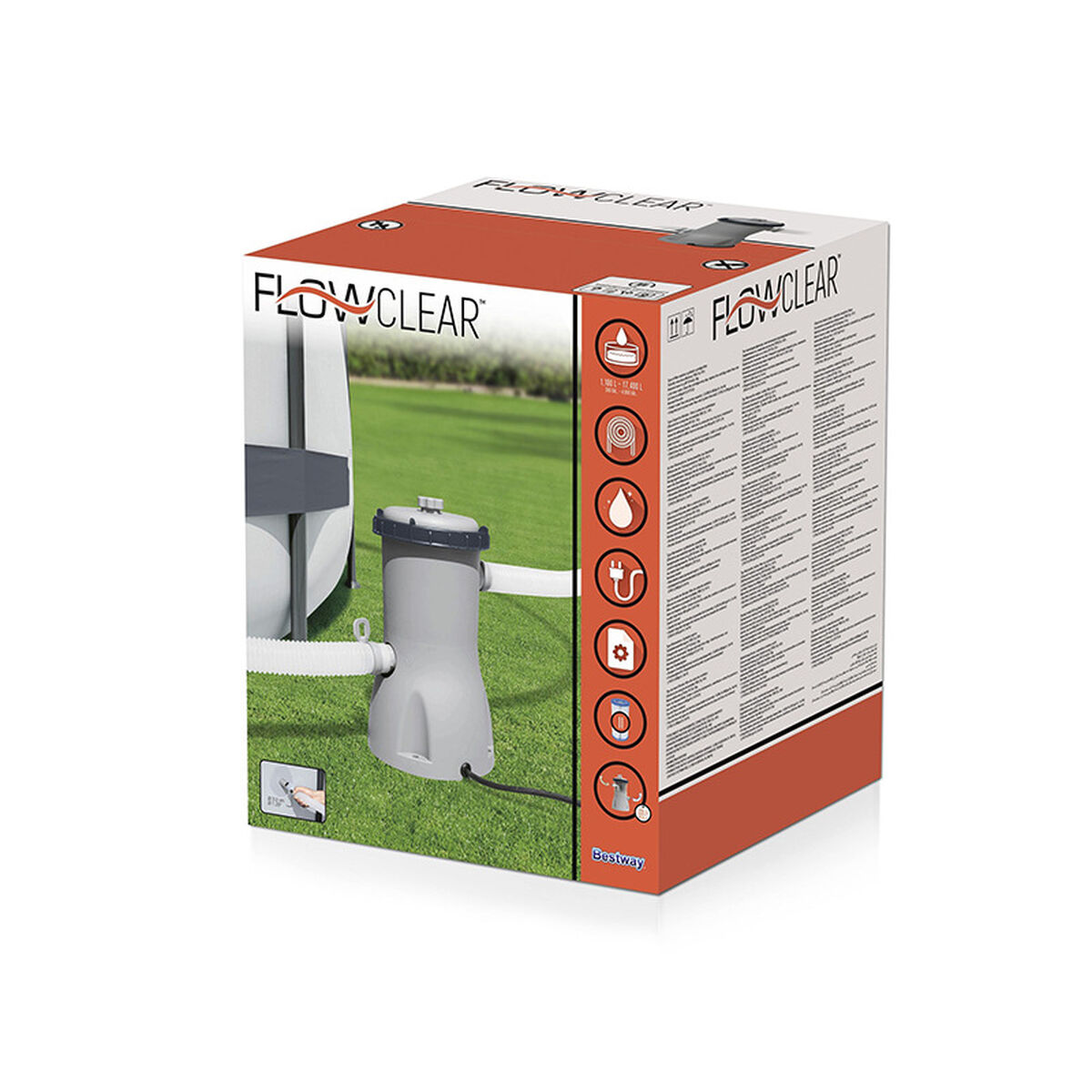 Bestway Pool Rengörare 3028 Liters/Timme Trädgård 58386 - 9