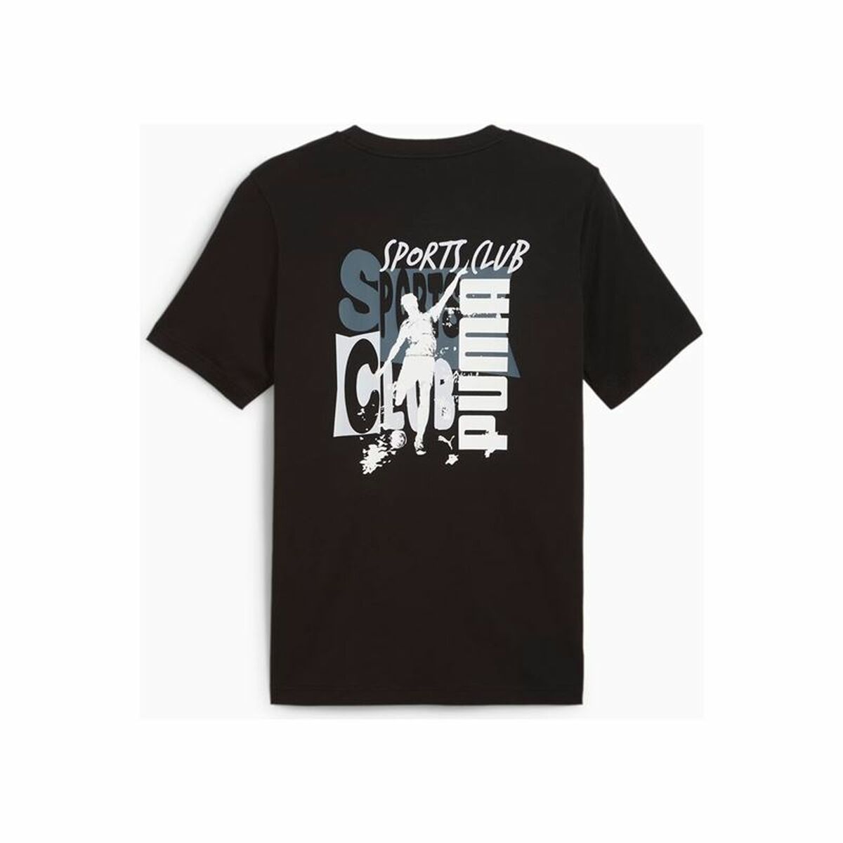 T-shirt med kortärm Herr Puma Graphics Puma Sports Club Svart - 2