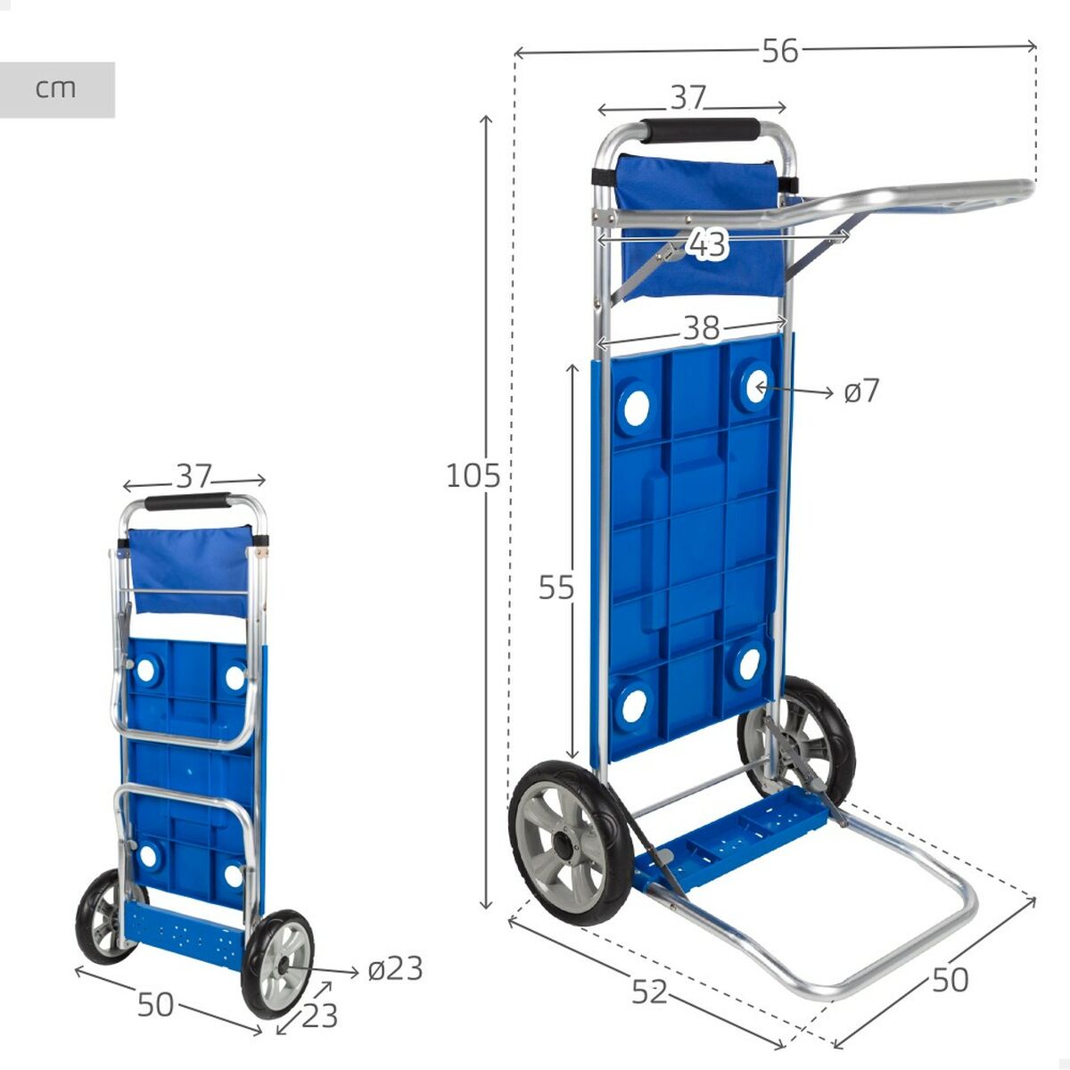 Multifunktionell Strandvagn Aktive - 5