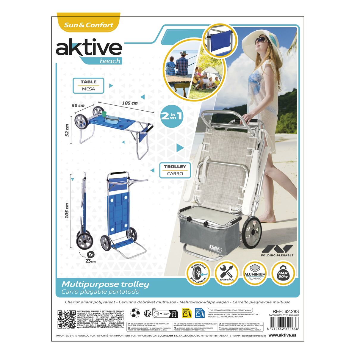 Multifunktionell Strandvagn Aktive - 8