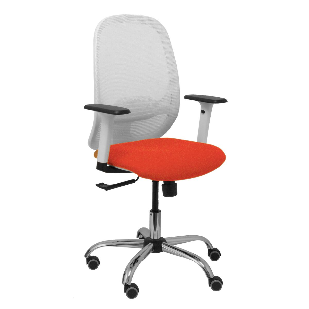 Kontorsstol Piqueras y Crespo 354CRRP Vit Mörk Orange - 4