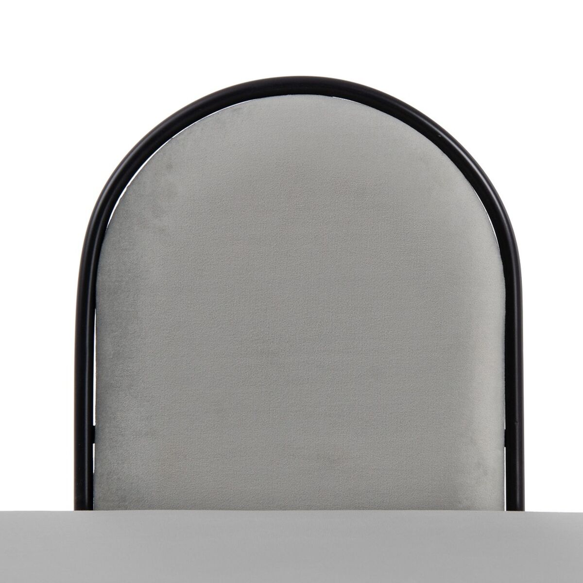 Sittpall 110 x 40 x 68 cm Syntetmaterial Grå Metall - 6