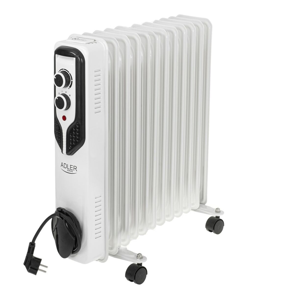 Oljeelement Adler AD 7817 Vit Svart 2500 W - 4