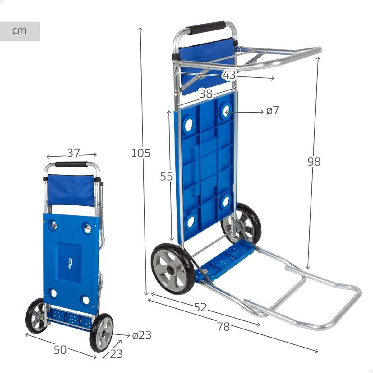 Multifunktionell Strandvagn Aktive - 5
