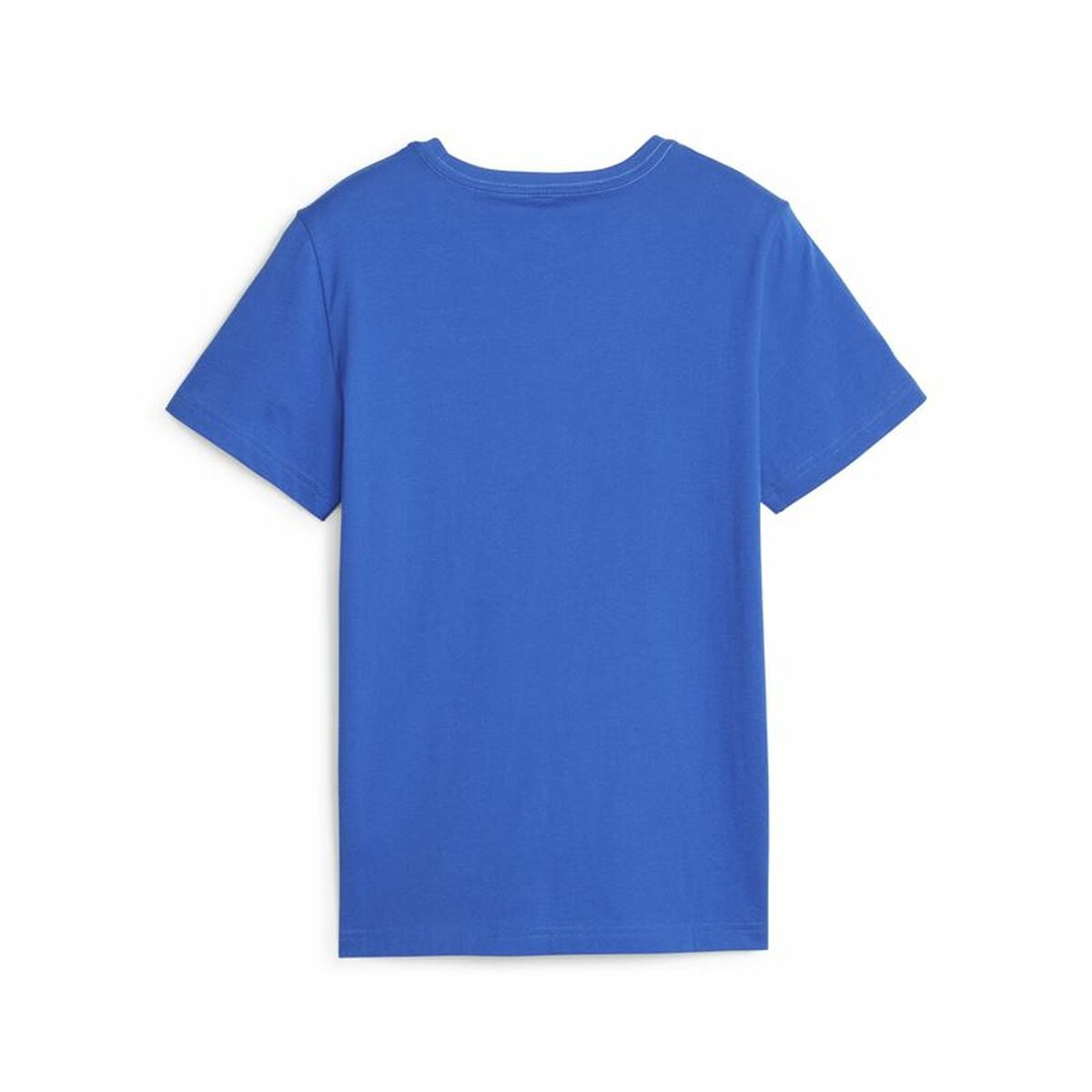Barn T-shirt med kortärm Puma Ess+ 2 Col Logo Blå - 2