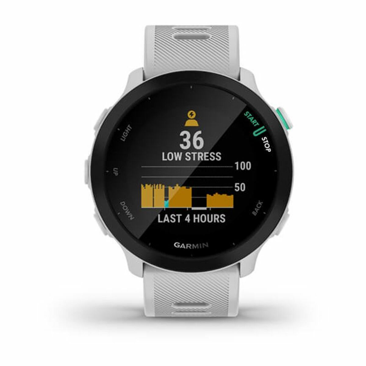 Smartklocka GARMIN Forerunner 55 Vit 1,04" - 2