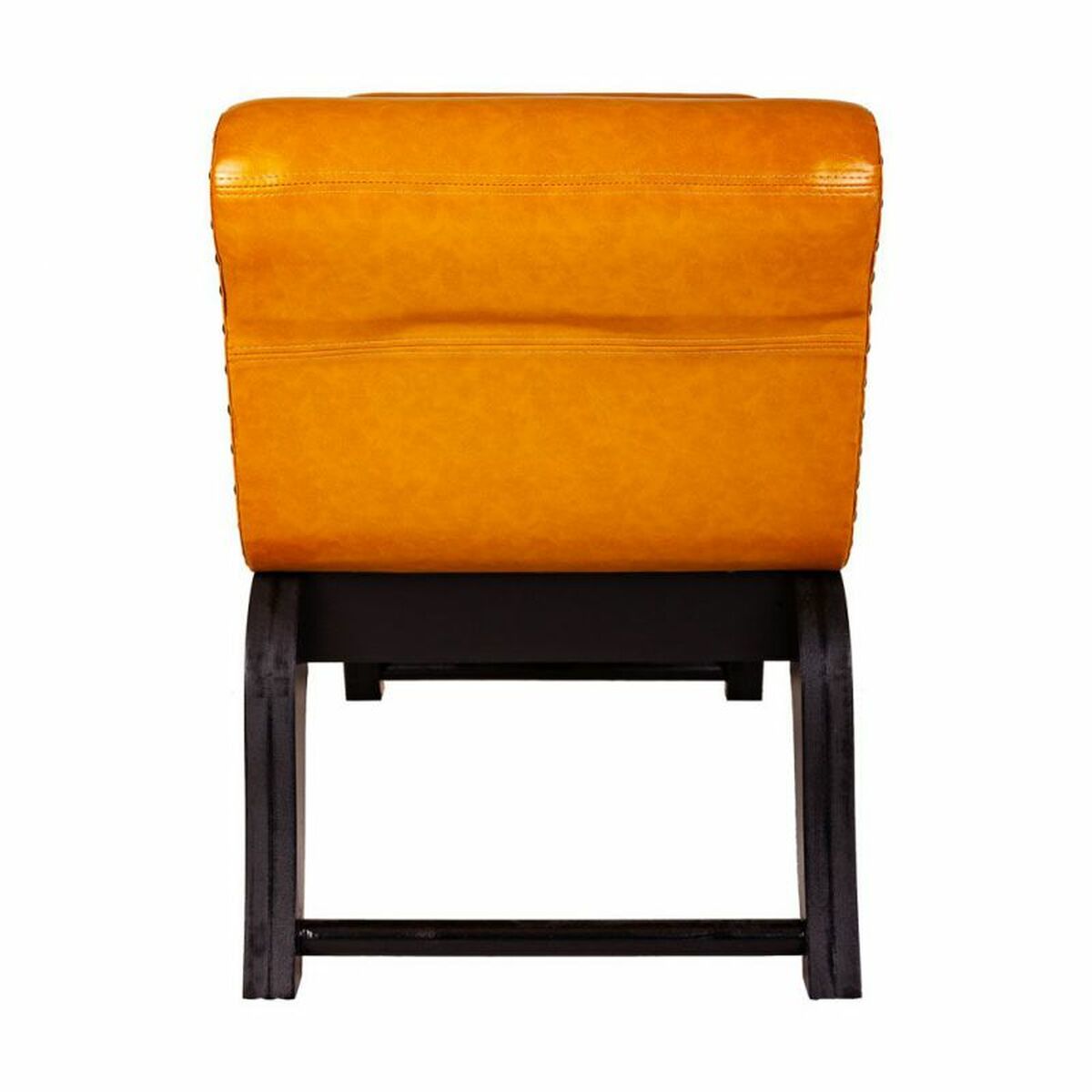 Sittpall Alexandra House Living Orange Polyuretan Trä MDF 40 x 65 x 90 cm - 4