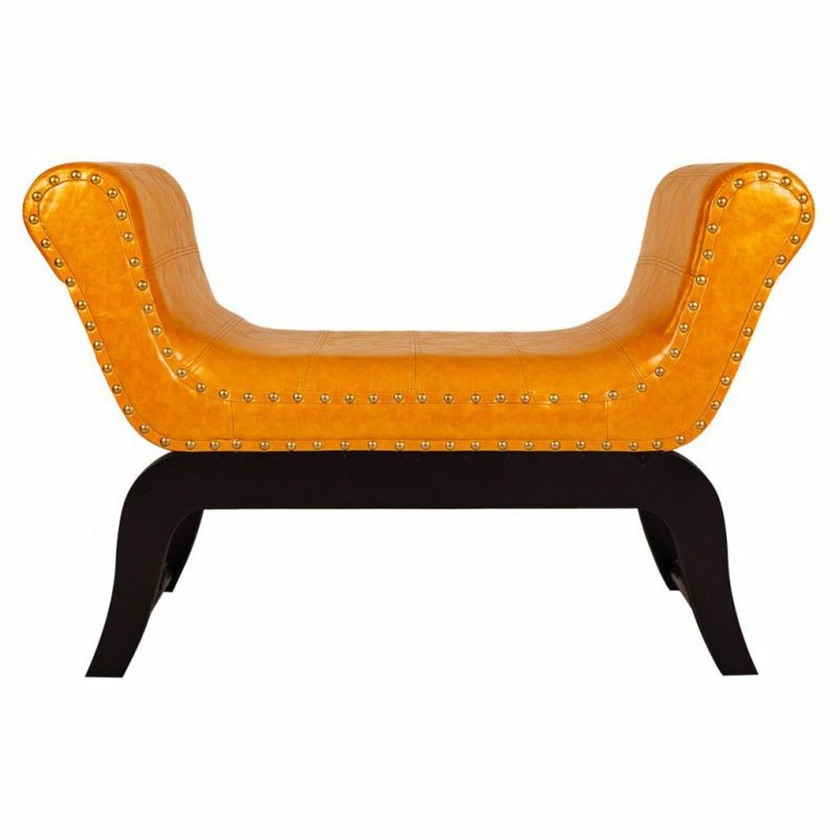 Sittpall Alexandra House Living Orange Polyuretan Trä MDF 40 x 65 x 90 cm - 3