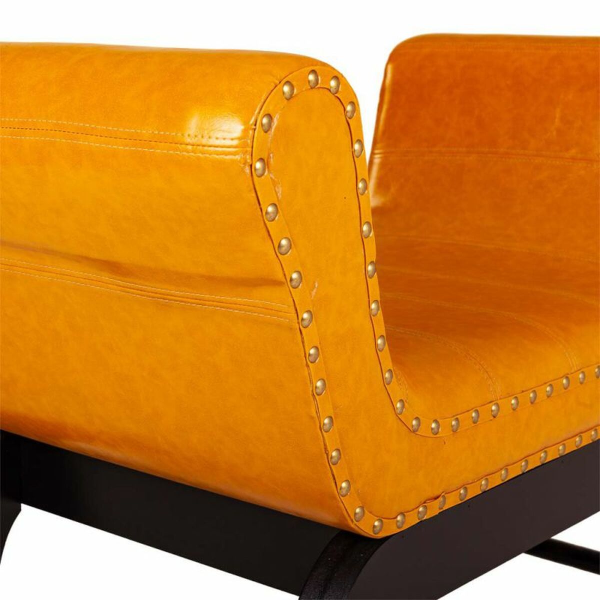 Sittpall Alexandra House Living Orange Polyuretan Trä MDF 40 x 65 x 90 cm - 5