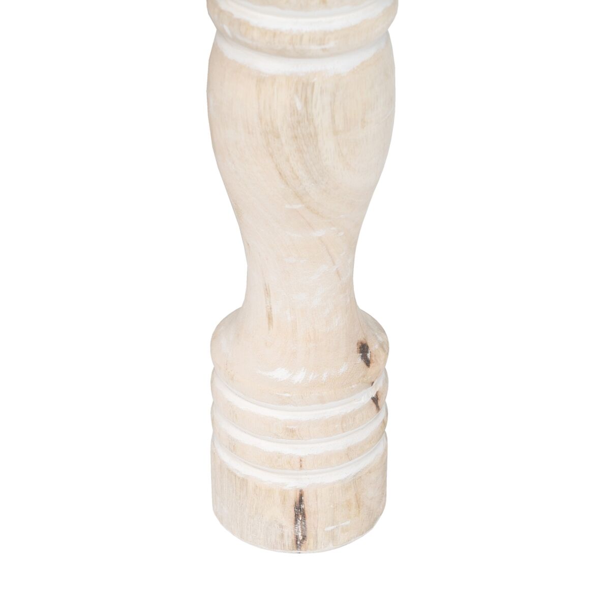 Sittpall 67 x 46 x 27 cm Trä Snöre Vit - 2
